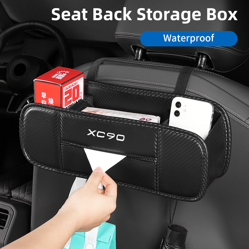 Volvo Car Accessories Xc90 - Waterproof Car Seat Back Tissue Storage