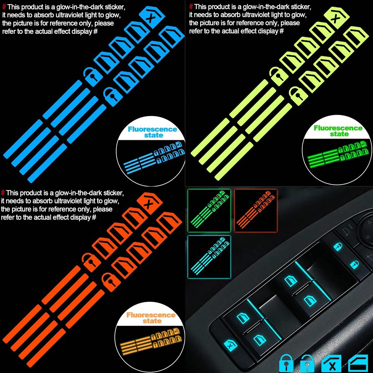 18pcs Car Window Control Butto - Car Accessories Inside 评论和价格