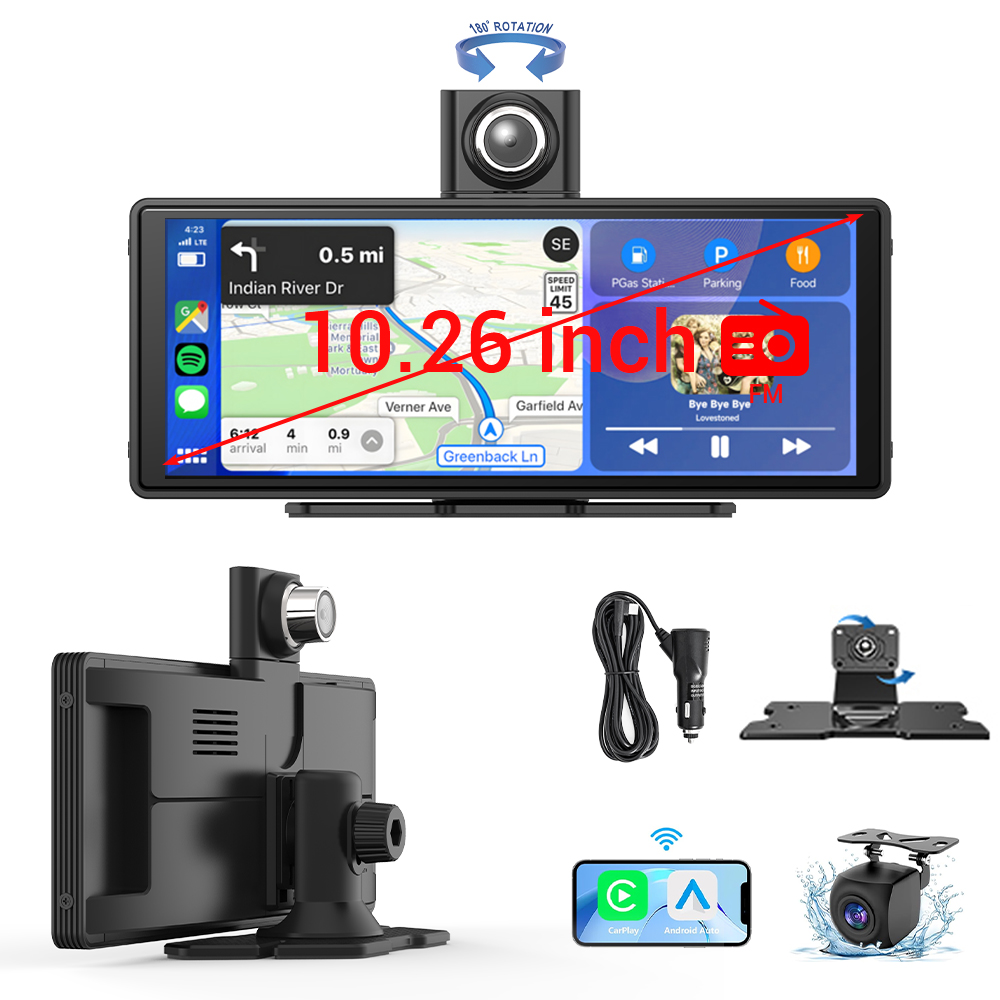 Carplay DashCam Dash Cam Front - Car Dash Cam 评论和价格