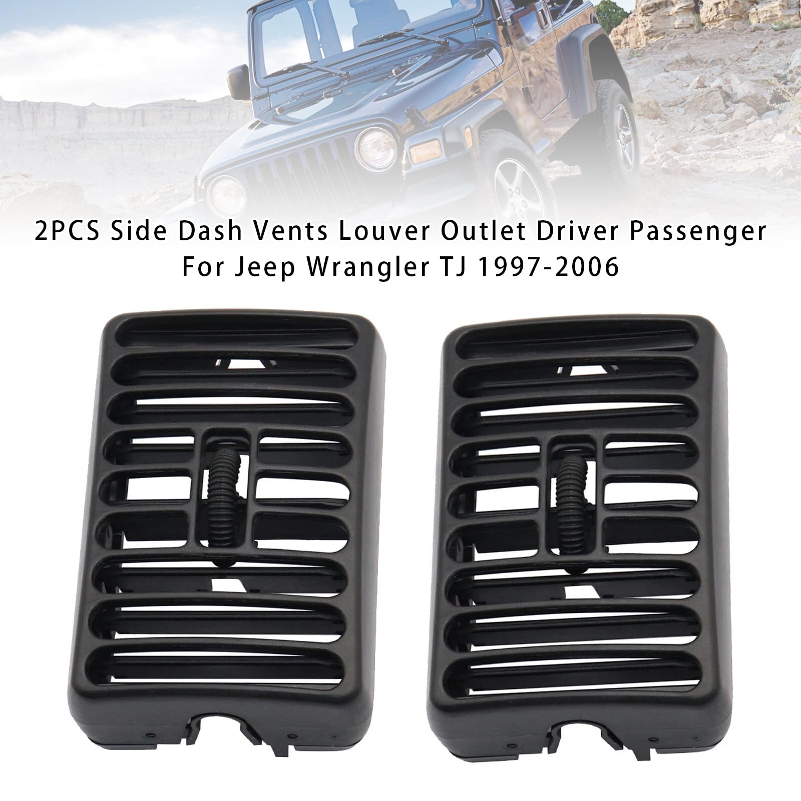 2Pcs A/C Heater Air Vent Outle - Car Accessories Dashboard 评论和价格
