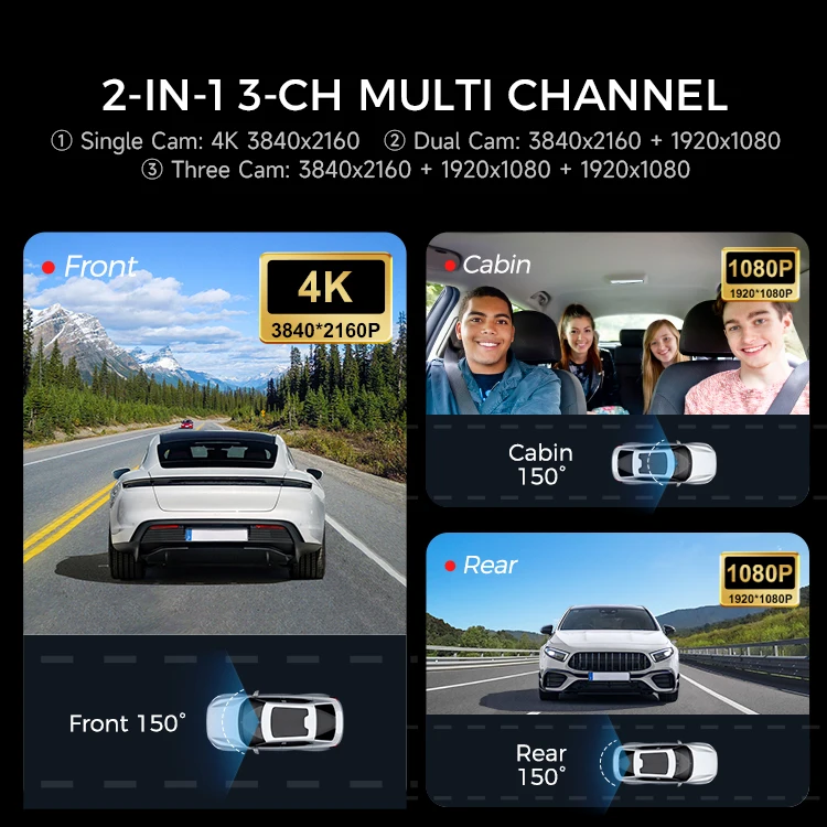 LINGDU V630 4K 2.4'' Screen Wi - Car Dash Cam 评论和价格