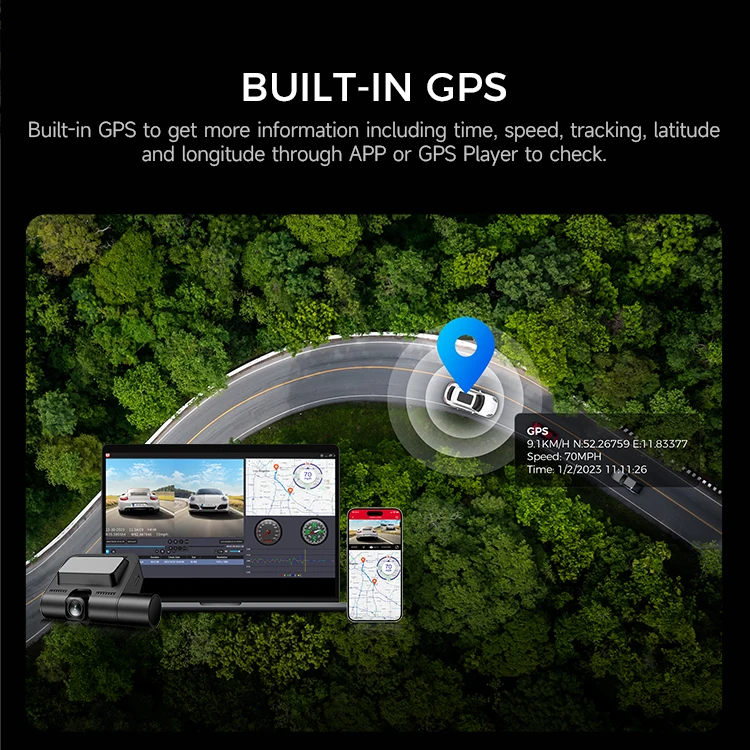 LINGDU V630 4K 2.4'' Screen Wi - Car Dash Cam 评论和价格