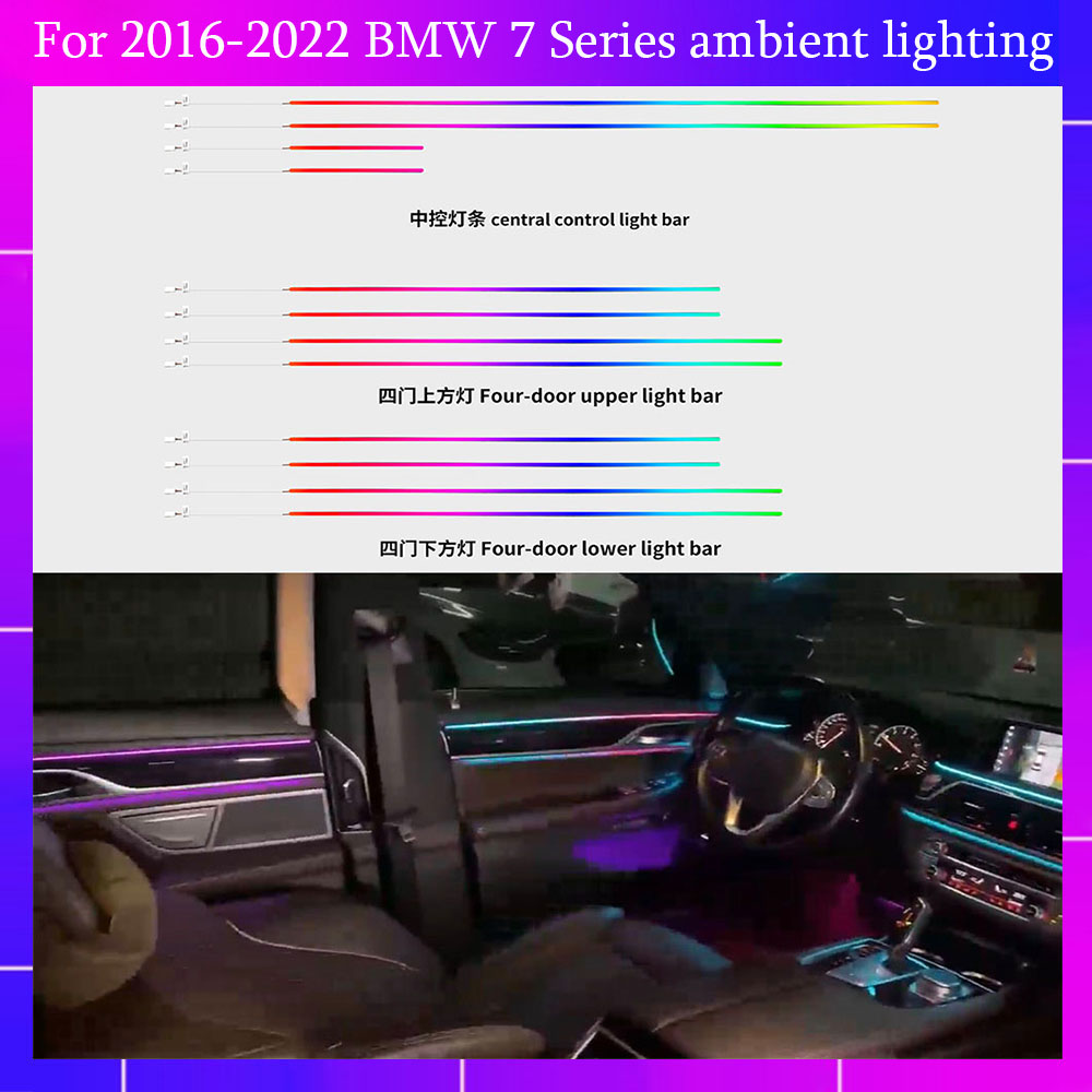 Ambient Lighting Kit for BMW 2 - Led Interior Ambient Light 评论和价格