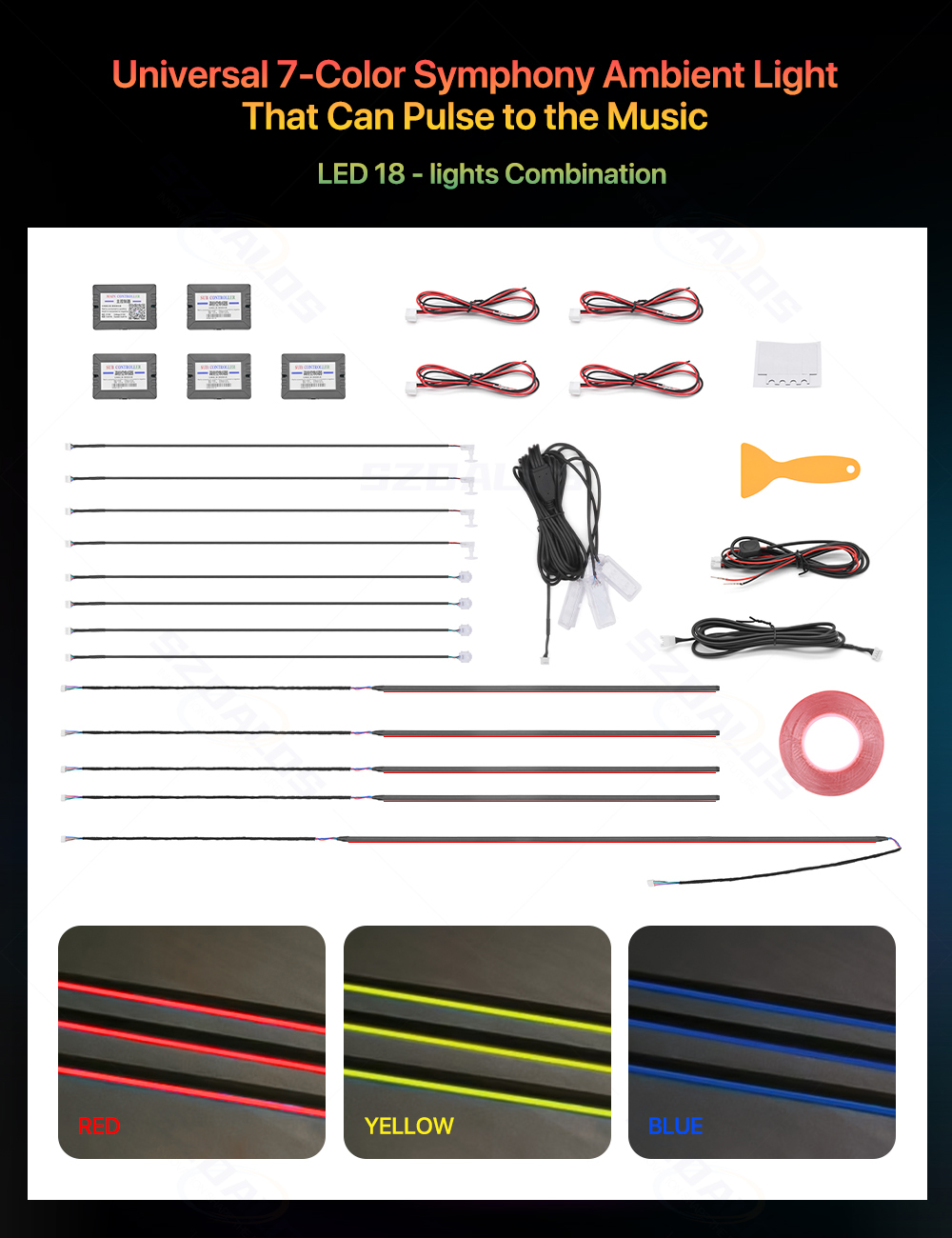 Hot Selling Car Ambient Light  - Led Interior Ambient Light 评论和价格