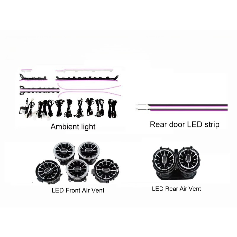 RHD W177 A Class Interior LED  - Led Interior Ambient Light 评论和价格