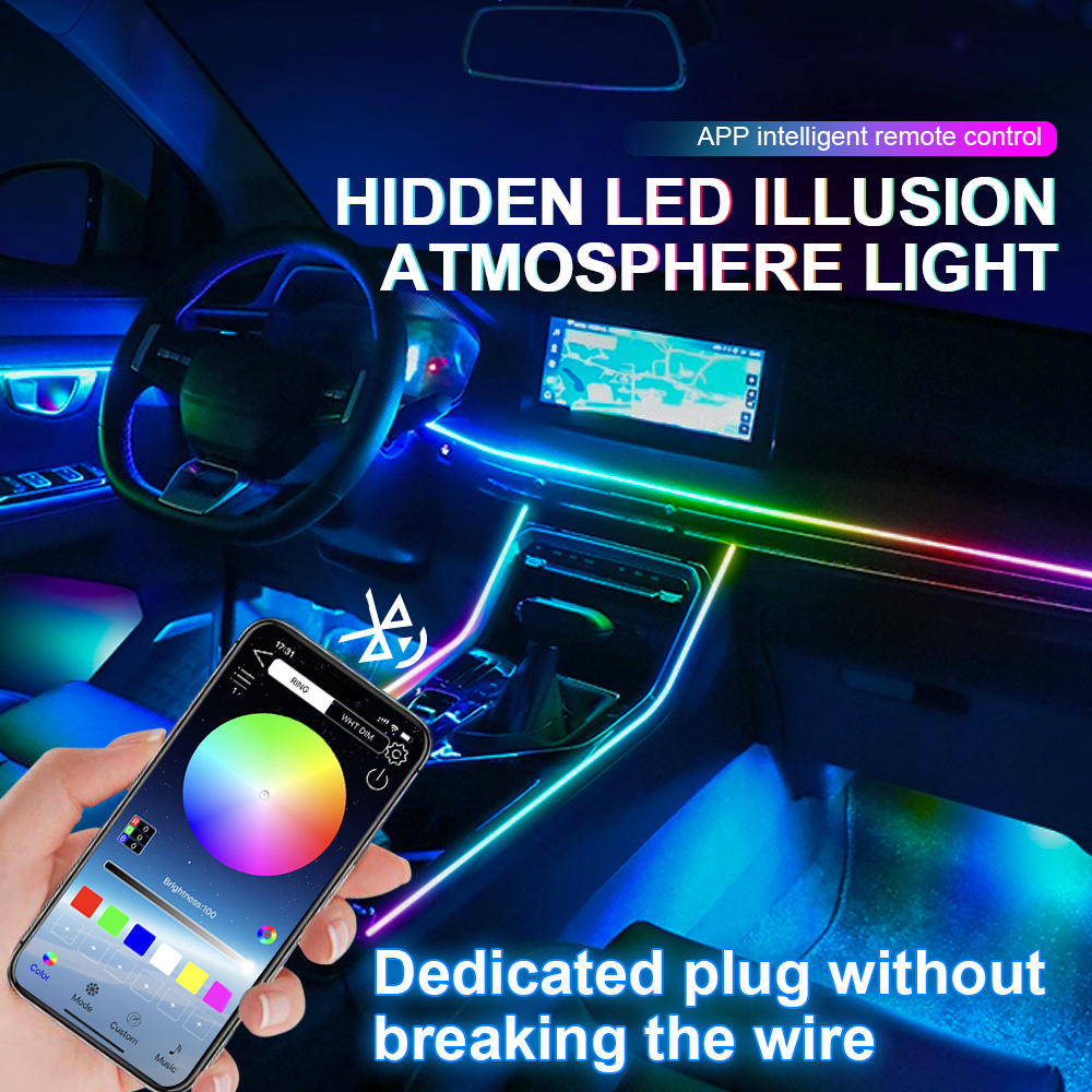 6/10/14/18 in 1 Led Acrylic Ca - Led Interior Ambient Light 评论和价格