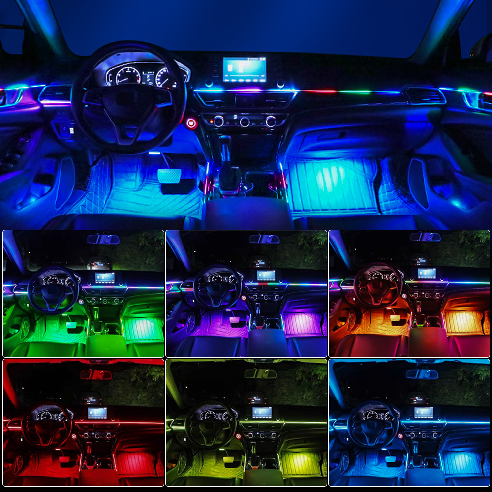 6/10/14/18 in 1 Led Acrylic Ca - Led Interior Ambient Light 评论和价格