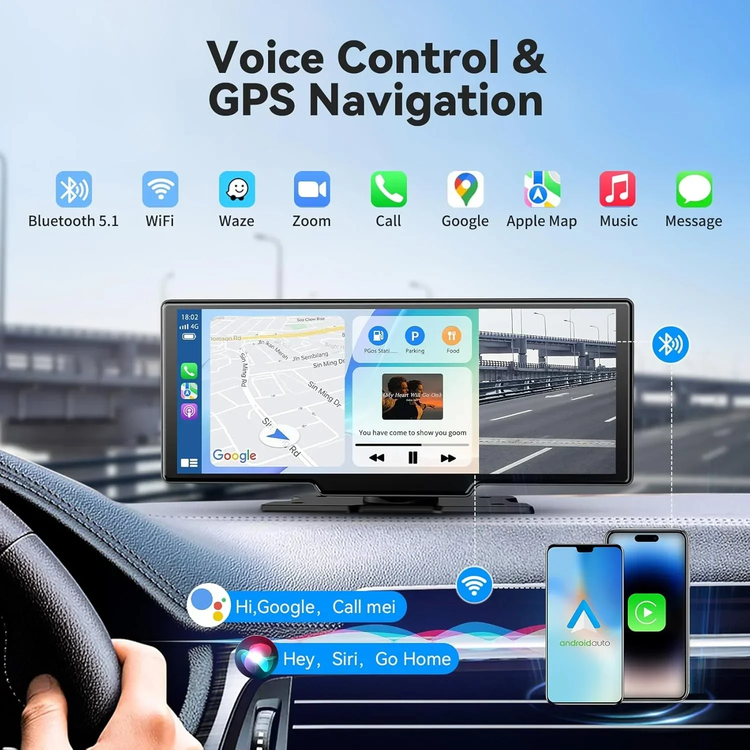 Portable 10.26'' Dash Cam Wire - Car Dash Cam 评论和价格
