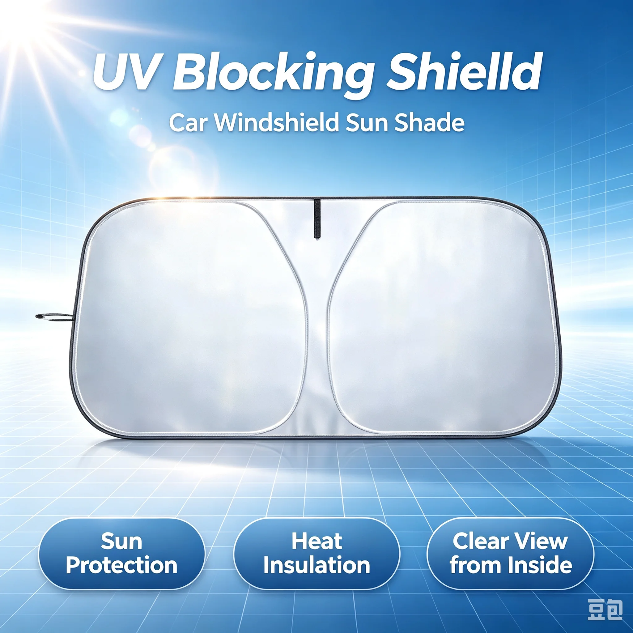 Car Front Window Sunshade UV P - Car Accessories Parts 评论和价格
