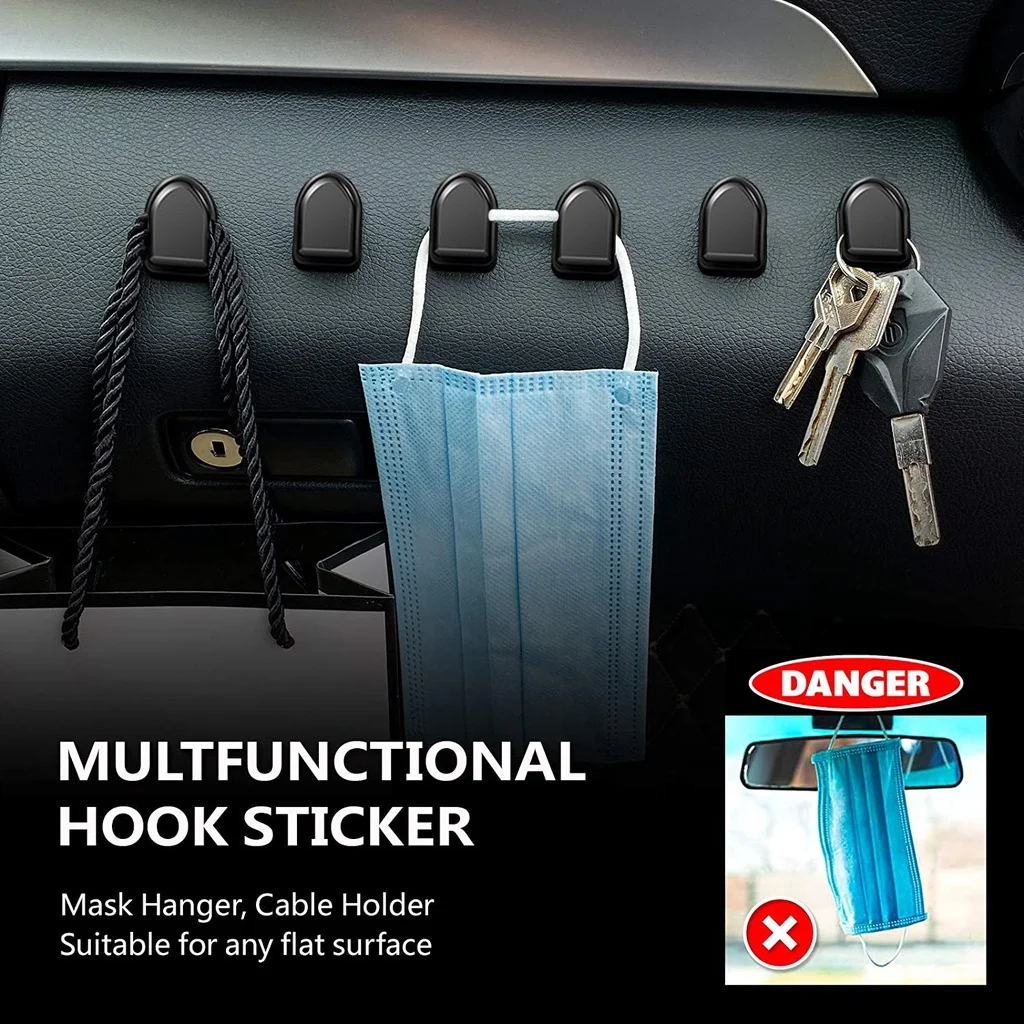 Mini Car Hooks Interior Storag - Car Accessories Dashboard 评论和价格