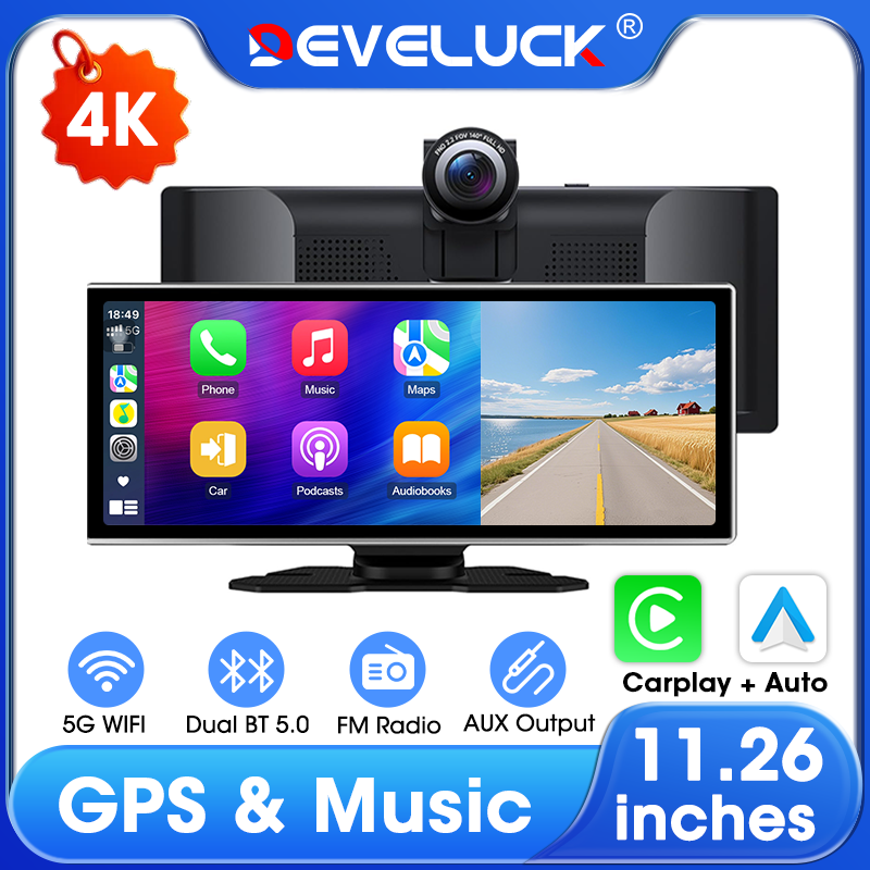 11.26 inch 4K Dash Cam Wireles - Car Dash Cam 评论和价格